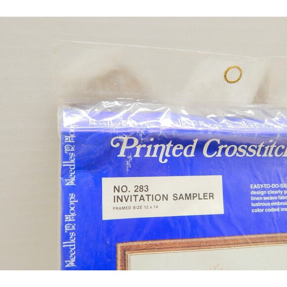 Needles 'n Hoops Stamped Cross Stitch Invitation Sampler #283 Sealed - Picture 8 of 8